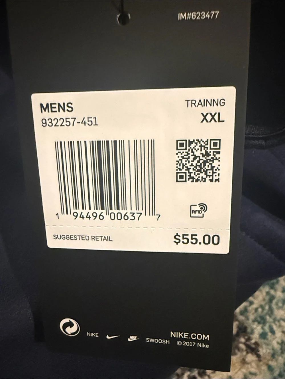 Nike Men's Dark Blue Training Joggers - Navy Therma